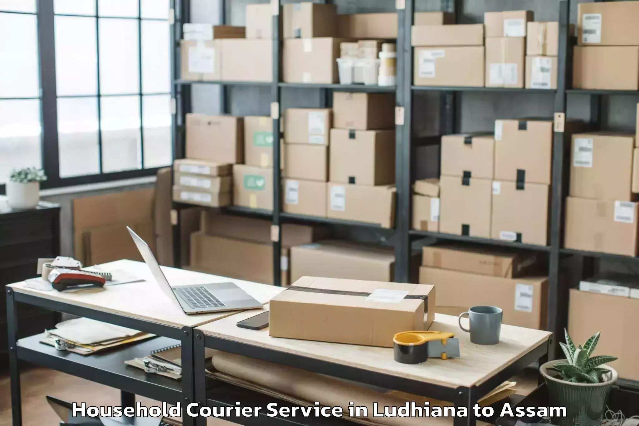 Book Ludhiana to Gauhati University Guwahati Household Courier Online